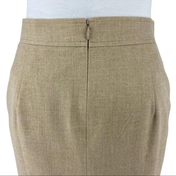 Calvin Klein Women's NWT Tan Minimalist Business Career Pencil Skirt 2/W28 - Picture 6 of 9